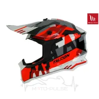 Мотошолом MT Falcon MX802 Arya A5 Red/Black/White M